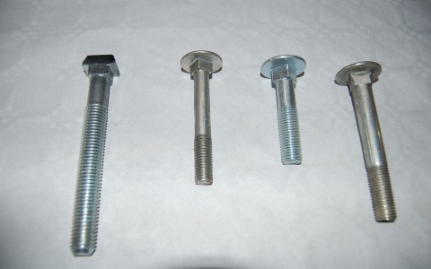 Steel hooks and screws for screens